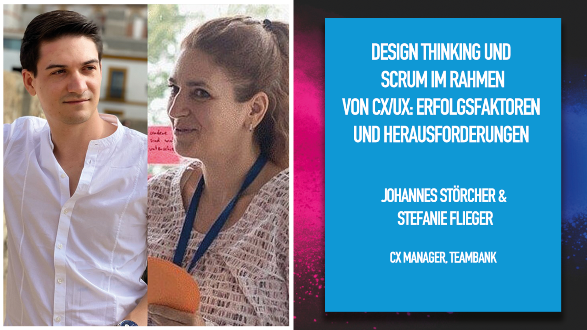 Design Thinking und Scrum im Rahmen von CX/UX: Erfolgsfaktoren und Herausforderungen 