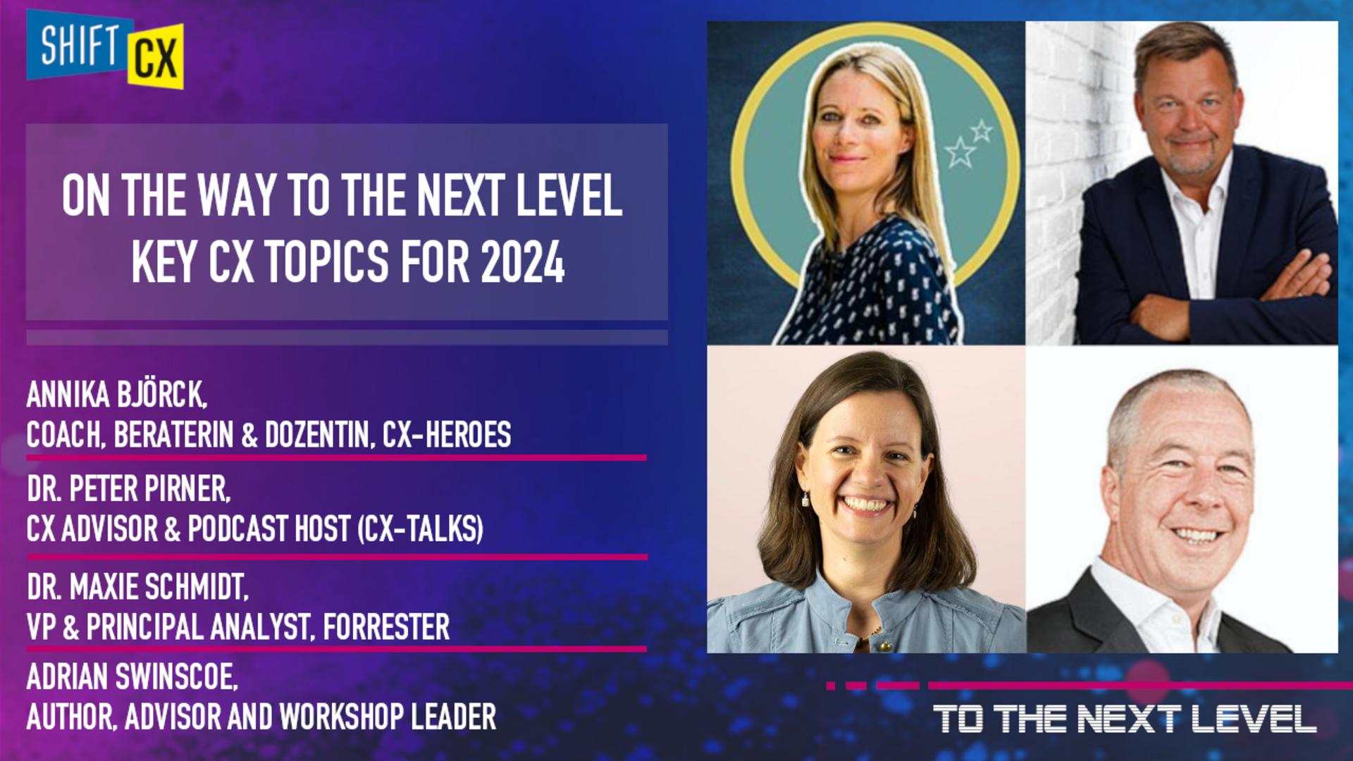 On the Way to the Next Level - What are the Key CX Topics To Address in 2024?