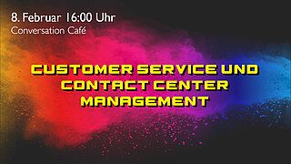 Conversation Café - Customer Service Management und Contact Center Management Conversation Café - Customer Service Management und Contact Center Management