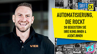 Automatisierung, die rockt - so begeistern Sie Ihre Kund:innen und Agent:innen Automatisierung, die rockt - so begeistern Sie Ihre Kund:innen und Agent:innen