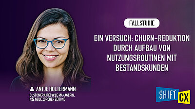 Ein Versuch: Churn-Reduktion durch Aufbau von Nutzungsroutinen mit Bestandskunden