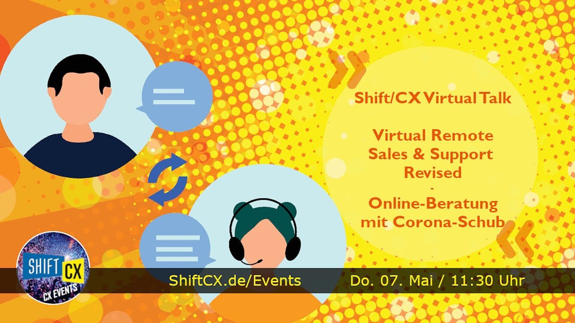 Shift/CX Virtual Talk: Corona-bedingte Renaissance der Remote & Virtual Support Lösungen