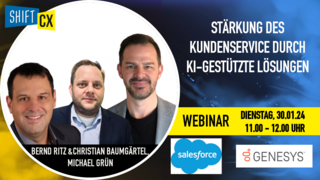Webinar: Daten, Automatisierung, KI - Alles auf einer Plattform im Kundenservice