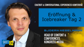 Eröffnung & Icebreaker: Chatbots im Wandel / Tag 2