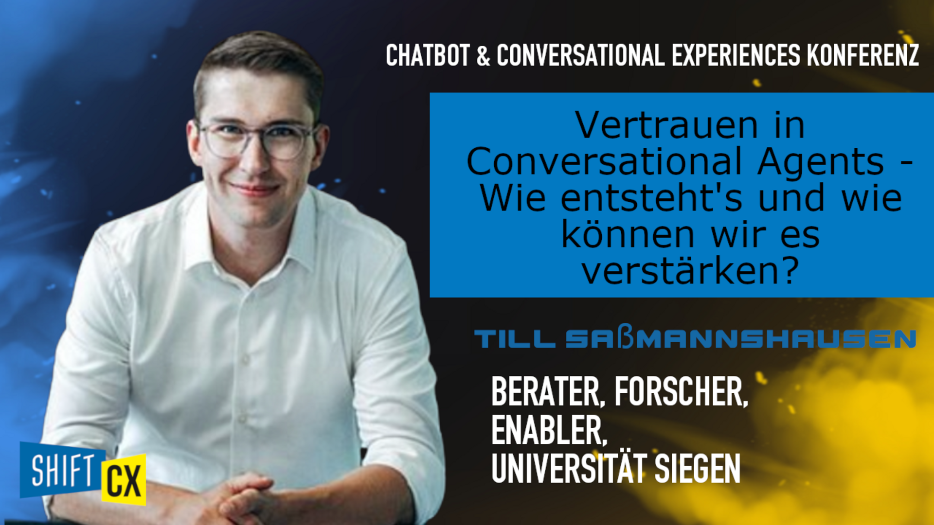 Vertrauen in Conversational Agents - Wie entsteht's und wie können wir es verstärken?