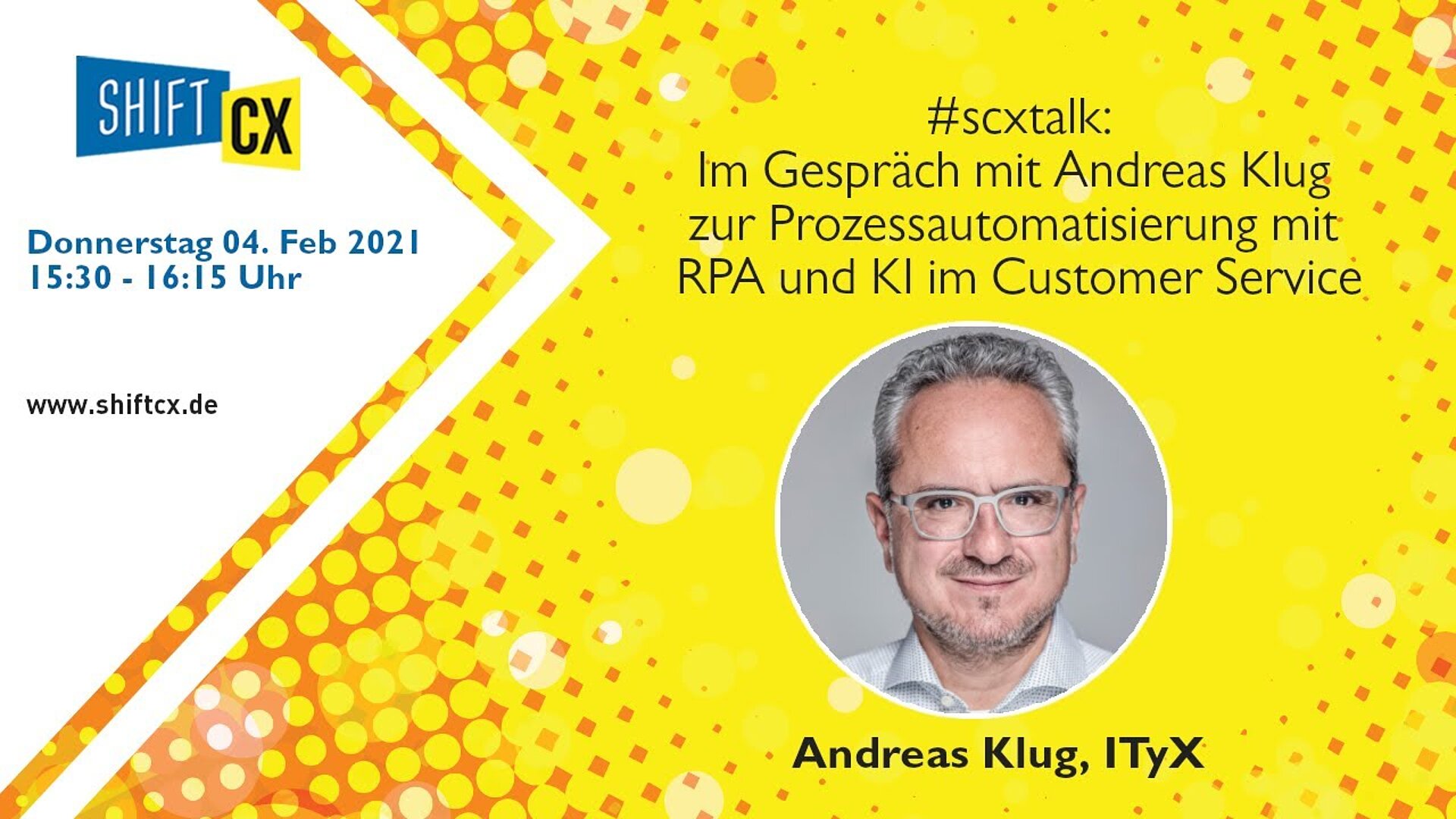Im Gespräch mit Andreas Klug zur Prozessautomatisierung mit RPA und KI im Customer Service