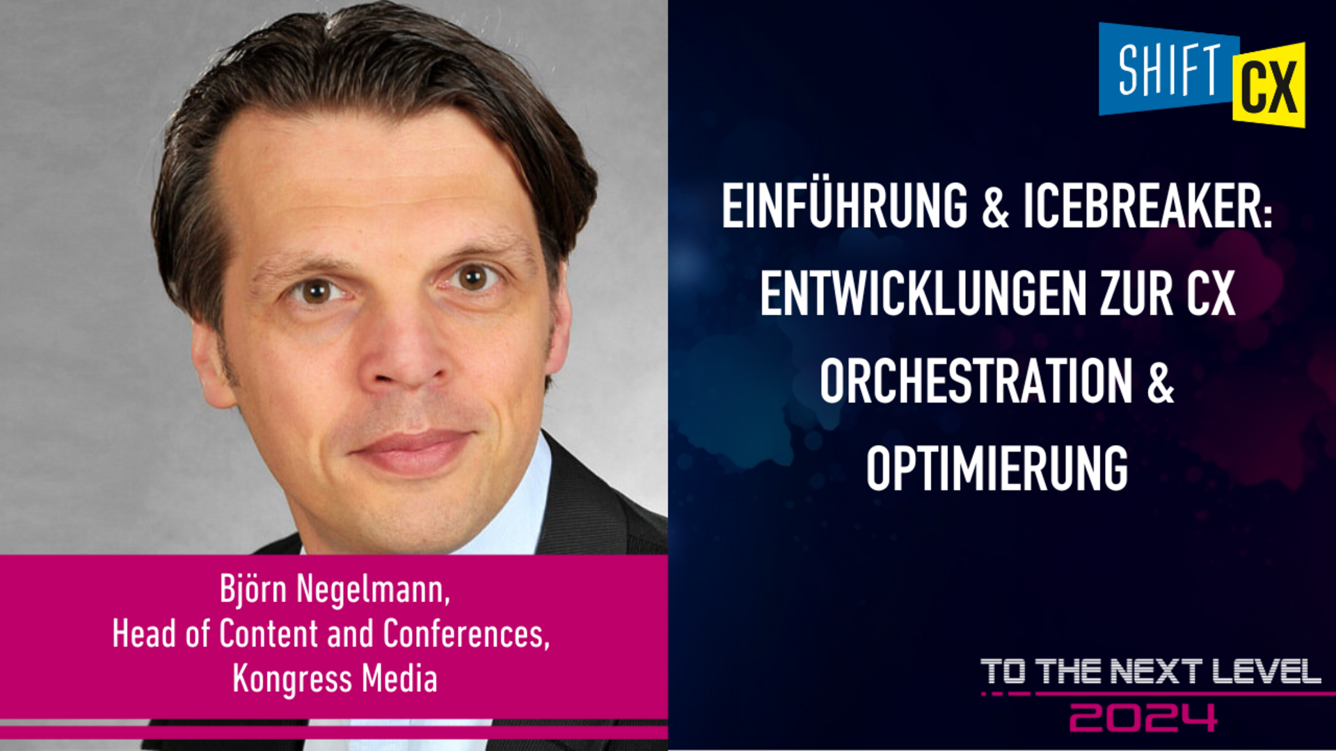 Einführung & Icebreaker: Entwicklungen zur CX Orchestration & Optimierung