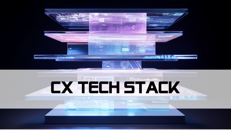 Ein Diskussionsvorschlag für den CX Tech Stack: Strukturierung und offene Fragen