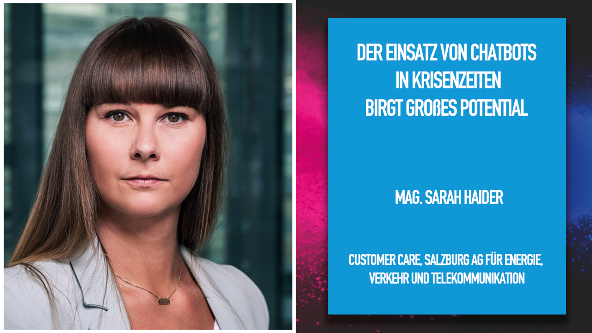 Der Einsatz von Chatbots in Krisenzeiten birgt großes Potential