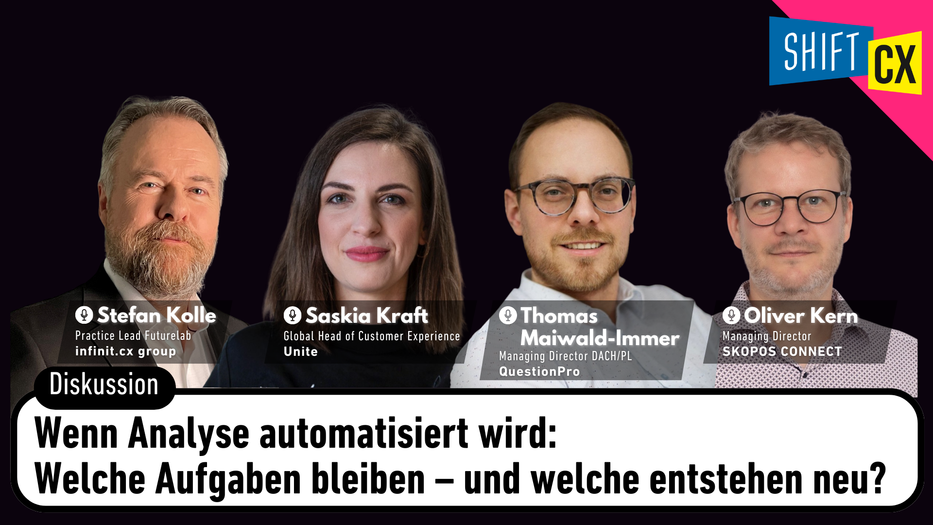 Wenn Analyse automatisiert wird: Welche Aufgaben bleiben – und welche entstehen neu?