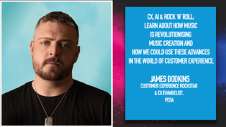 CX, AI & Rock ‘n’ Roll: Learn about how music is revolutionising music creation and how we could use these advances in the world of Customer Experience. CX, AI & Rock ‘n’ Roll: Learn about how music is revolutionising music creation and how we could use these advances in the world of Customer Experience.