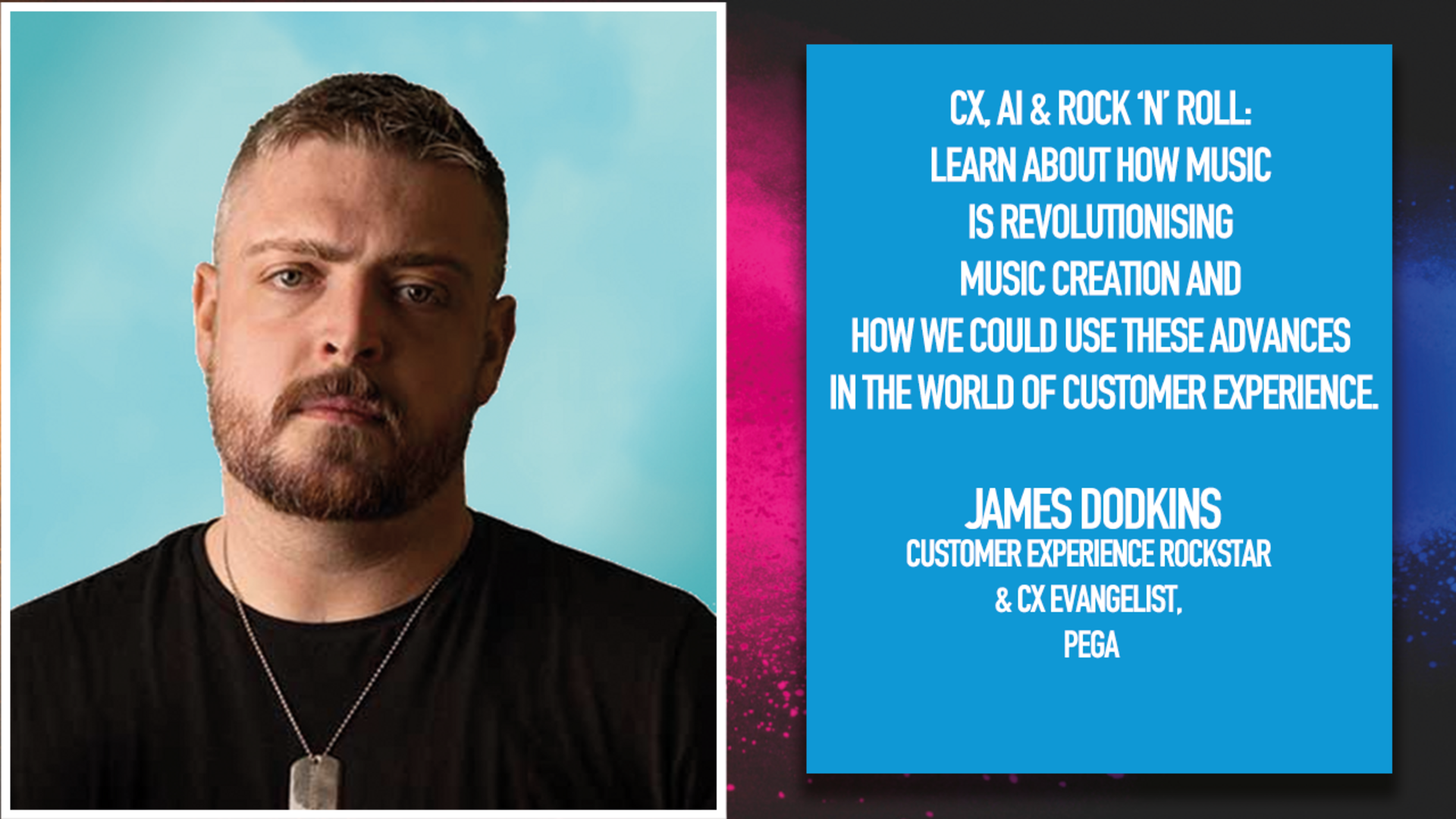 CX, AI & Rock ‘n’ Roll: Learn about how music is revolutionising music creation and how we could use these advances in the world of Customer Experience.