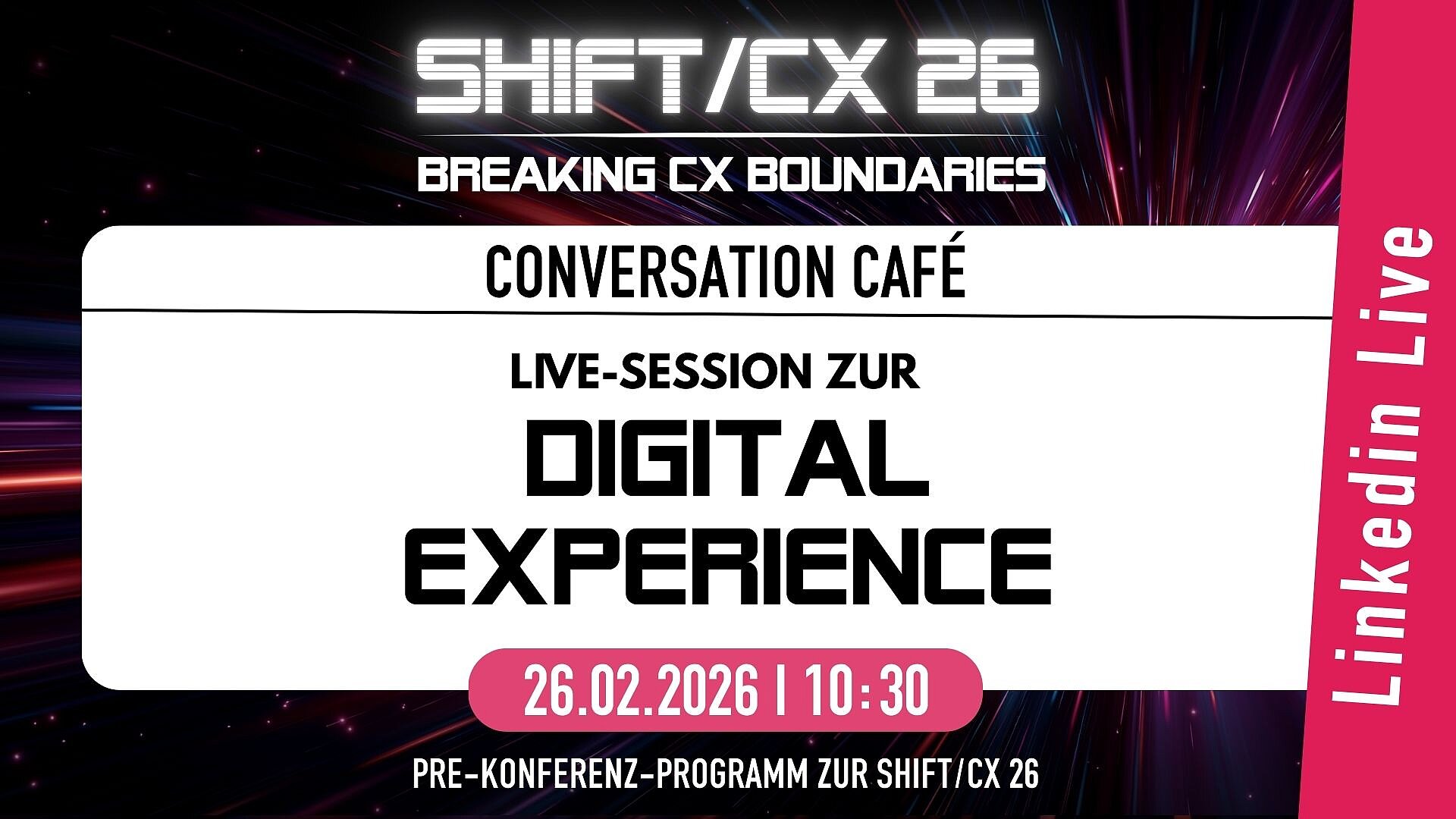 Conversation Café 26 - Digital Experience Management