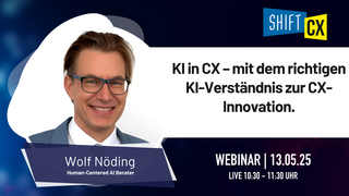Webinar: KI in CX – mit dem richtigen KI-Verständnis zur CX-Innovation