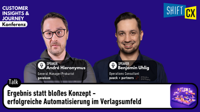Ergebnis statt bloßes Konzept - erfolgreiche Automatisierung im Verlagsumfeld