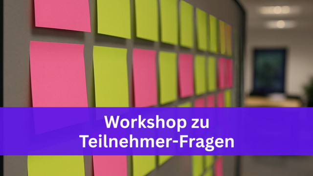 Markt der Fragen: Open-Space-Workshop zu Fragen & Herausforderungen