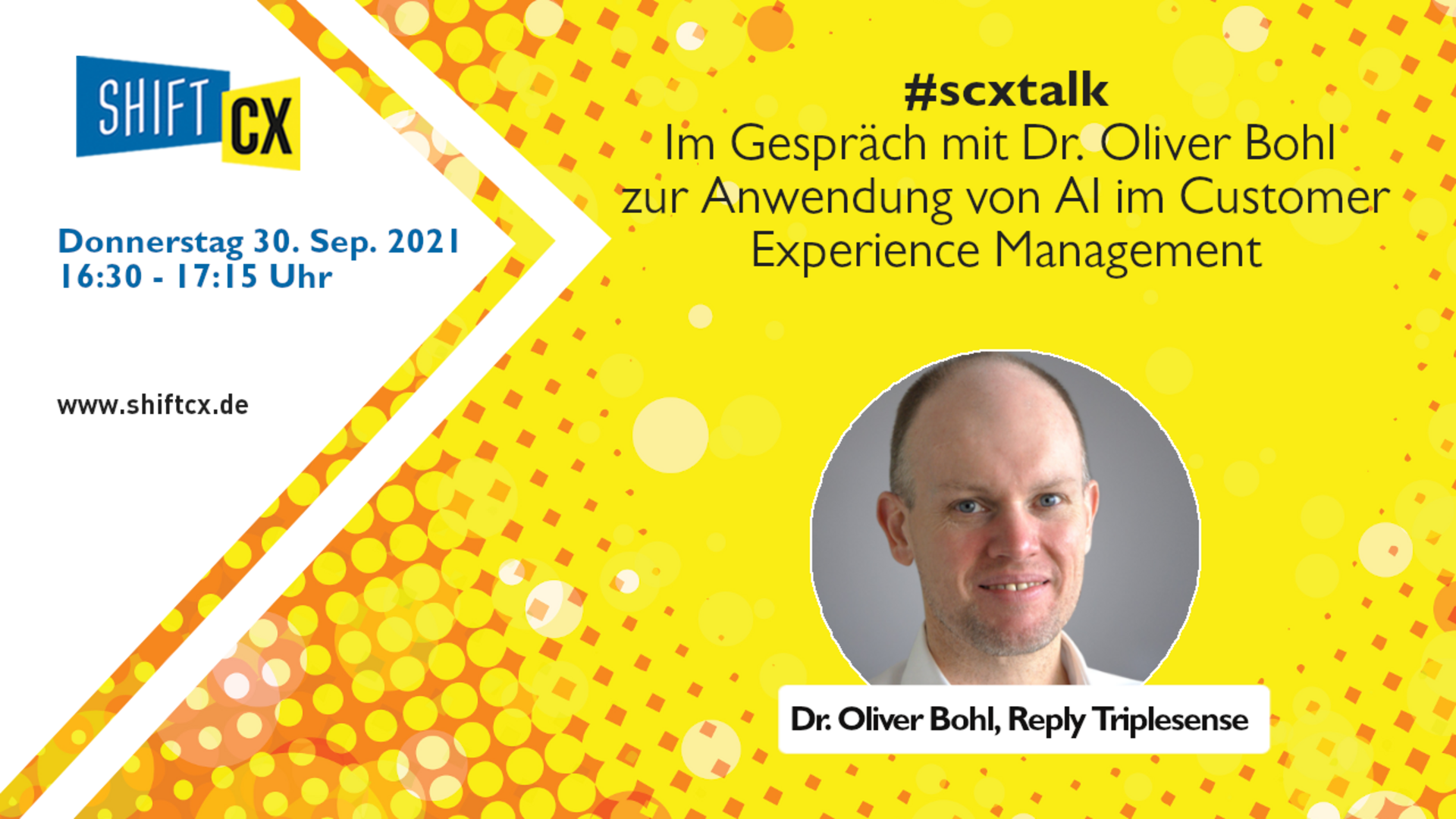 Im Gespräch mit Dr. Oliver Bohl zur Anwendung von AI im Customer Experience Management