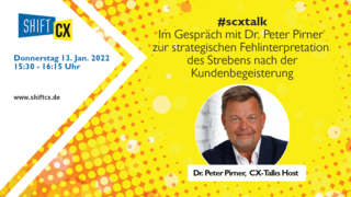 Im Gespräch mit Dr. Peter Pirner zur strategischen Fehlinterpretation des Strebens nach der Kundenbegeisterung Im Gespräch mit Dr. Peter Pirner zur strategischen Fehlinterpretation des Strebens nach der Kundenbegeisterung