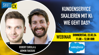 Webinar: Kundenservice skalieren mit KI: Wie geht das? Webinar: Kundenservice skalieren mit KI: Wie geht das?