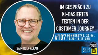 Im Gespräch mit Saim Alkan zu KI-basierten Texten in der Customer Journey