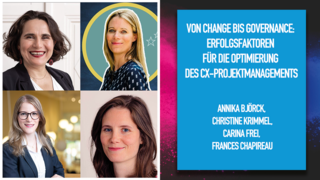 Von Change bis Governance: Erfolgsfaktoren für die Optimierung des CX-Projektmanagements Von Change bis Governance: Erfolgsfaktoren für die Optimierung des CX-Projektmanagements