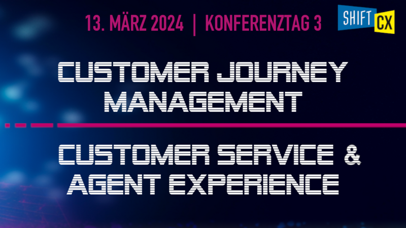 Customer Journey Management, Conversational AI & Service Management
