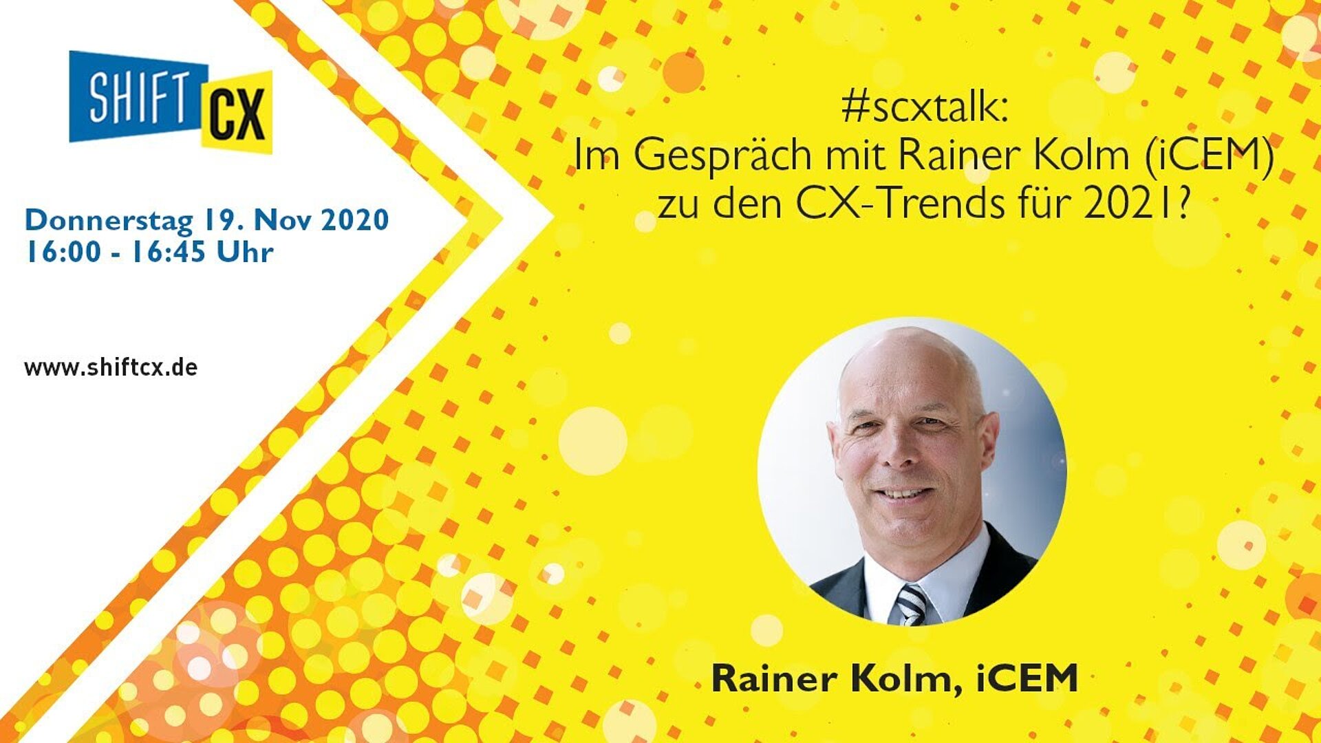 Im Gespräch mit Rainer Kolm (iCEM) zu den CX-Trends für 2021
