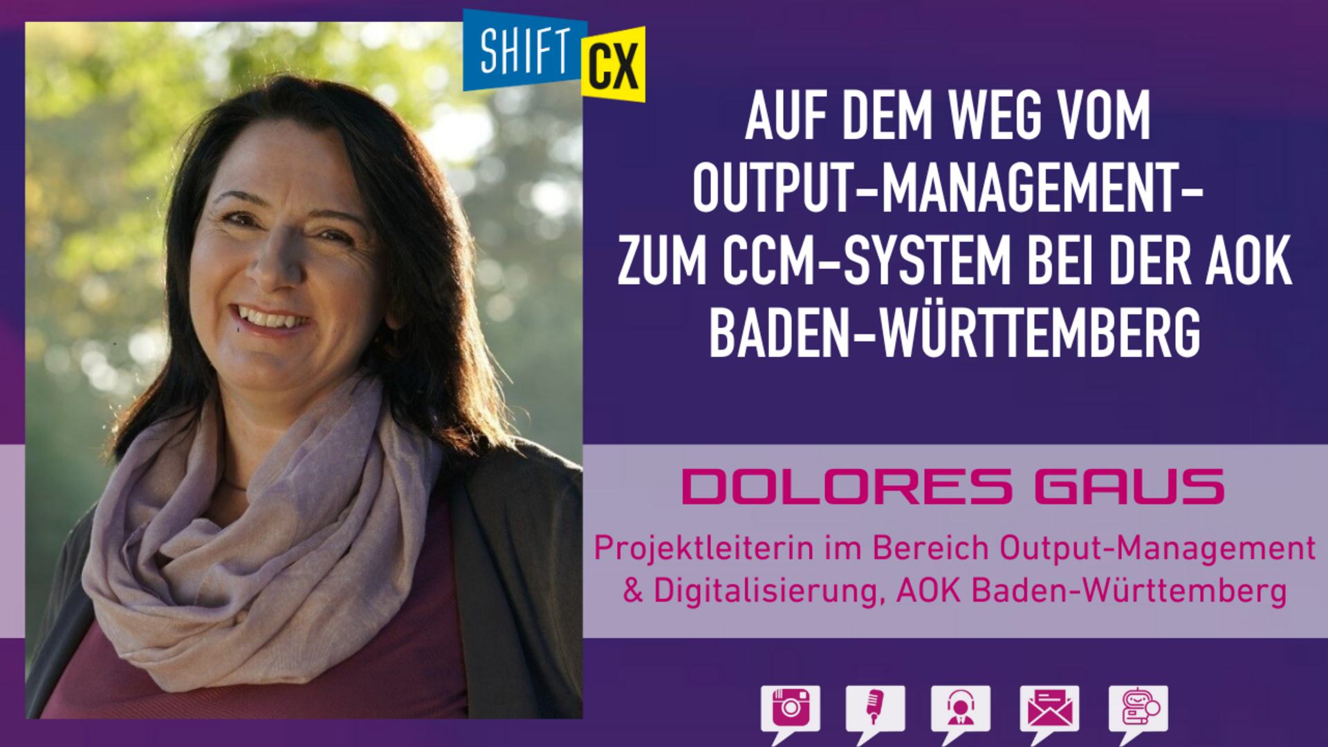 Auf dem Weg vom Output-Management- zum CCM-System bei der AOK Baden-Württemberg
