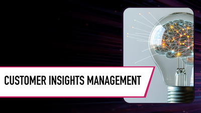 Customer Insights Management - von Daten zu Insights zu Taten
