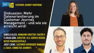 Diskussion: Mehr Datenorientierung im Customer Journey Management - und wie sie erreicht wird!