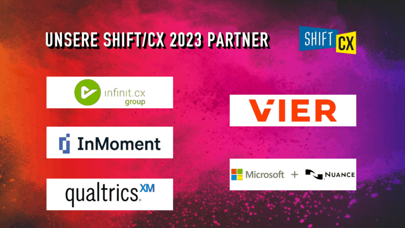 Shift/CX 2023: Die Partner unseres Events Teil eins
