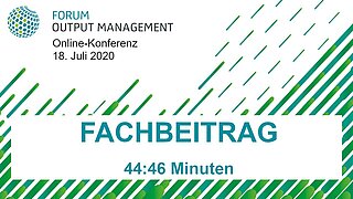 Fachbeitrag: Output Management im Wandel - Bringt die Corona-bedingte Digitalisierung nun das Business Communications Management? Fachbeitrag: Output Management im Wandel - Bringt die Corona-bedingte Digitalisierung nun das Business Communications Management?