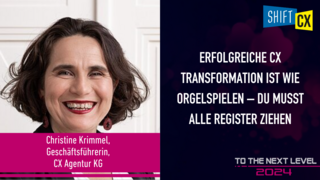 Erfolgreiche CX Transformation ist wie Orgelspielen – Du musst alle Register ziehen.
