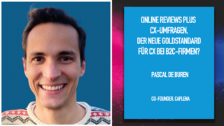 Online Reviews plus CX-Umfragen, der neue Goldstandard für CX bei B2C-Firmen? Online Reviews plus CX-Umfragen, der neue Goldstandard für CX bei B2C-Firmen?
