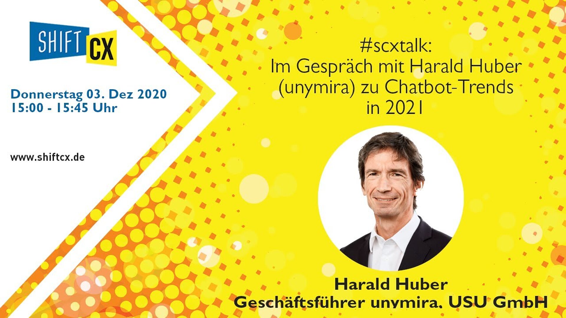 Im Gespräch mit Harald Huber (unymira) zu den Chatbot-Trends für 2021