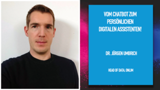 Vom Chatbot zum persönlichen digitalen Assistenten! Vom Chatbot zum persönlichen digitalen Assistenten!