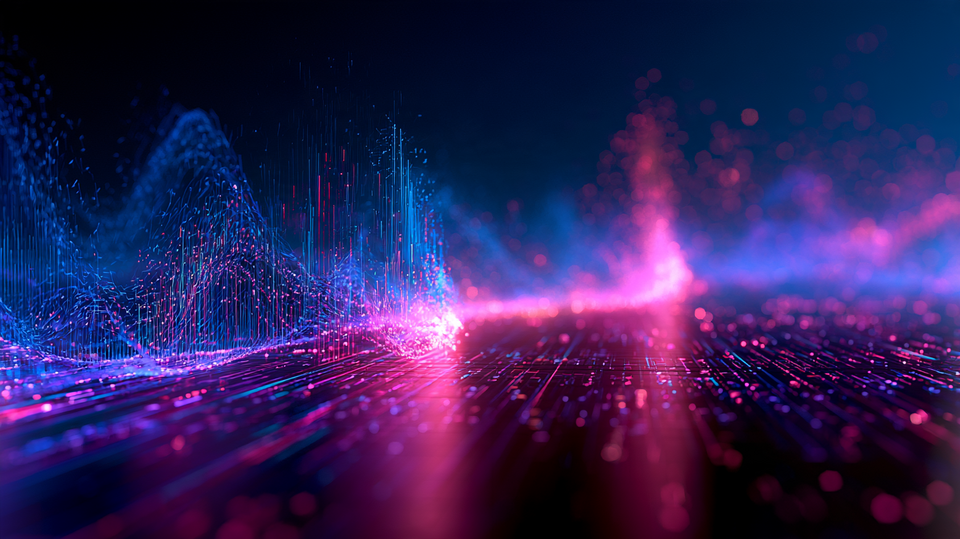 Abstrakte Visualisierung zum Status-Quo Web-Analytics