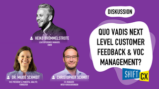 Quo vadis Next Level Customer Feedback & VoC Management? Quo vadis Next Level Customer Feedback & VoC Management?