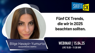 Webinar: Fünf CX Trends, die wir in 2025 beachten sollten.