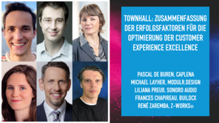 Townhall: Zusammenfassung der Erfolgsfaktoren für die Optimierung der Customer Experience Excellence Townhall: Zusammenfassung der Erfolgsfaktoren für die Optimierung der Customer Experience Excellence