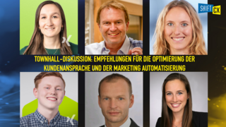Townhall-Diskussion: Empfehlungen für die Optimierung der Kundenansprache und der Marketing Automatisierung Townhall-Diskussion: Empfehlungen für die Optimierung der Kundenansprache und der Marketing Automatisierung