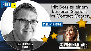 Webinar: Mit Bots zu einem besseren Support im Contact Center Webinar: Mit Bots zu einem besseren Support im Contact Center