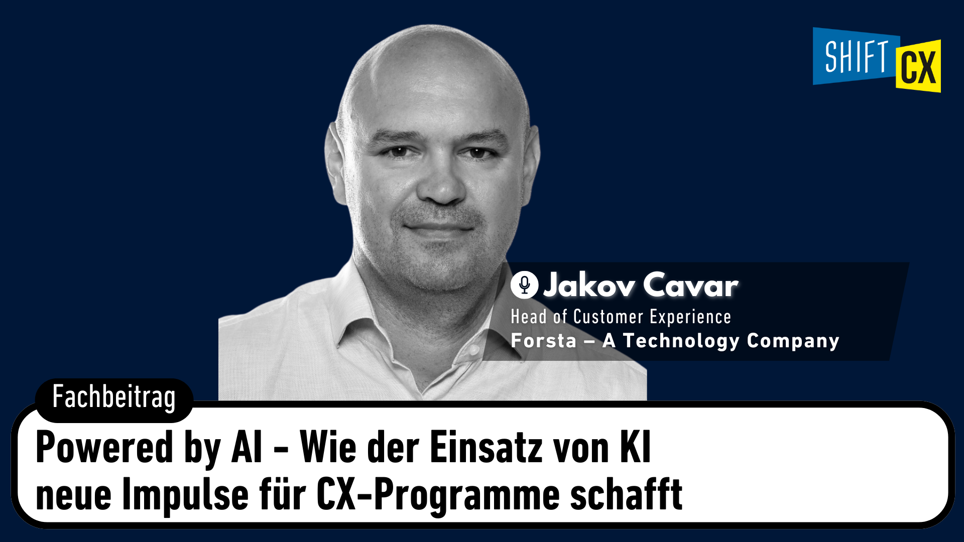 Powered by AI - Wie der Einsatz von KI neue Impulse für CX-Programme schafft