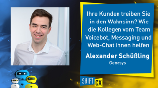 Ihre Kunden treiben Sie in den Wahnsinn? Wie die Kollegen vom Team Voicebot, Messaging und Web-Chat Ihnen helfen sich wieder auf das Wichtige konzentrieren zu können Ihre Kunden treiben Sie in den Wahnsinn? Wie die Kollegen vom Team Voicebot, Messaging und Web-Chat Ihnen helfen sich wieder auf das Wichtige konzentrieren zu können