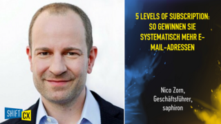 5 Levels of Subscription: So gewinnen Sie systematisch mehr E-Mail-Adressen