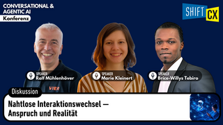 Nahtlose Interaktionswechsel — Anspruch und Realität