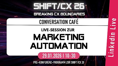 Conversation Café 26 - Marketing Automation