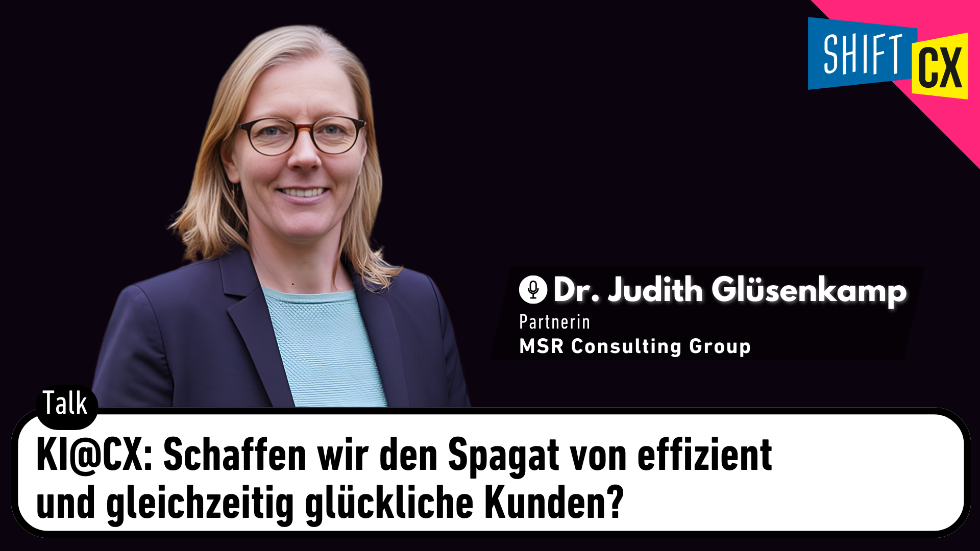 KI@CX: Schaffen wir den Spagat von effizient und gleichzeitig glückliche Kunden?
