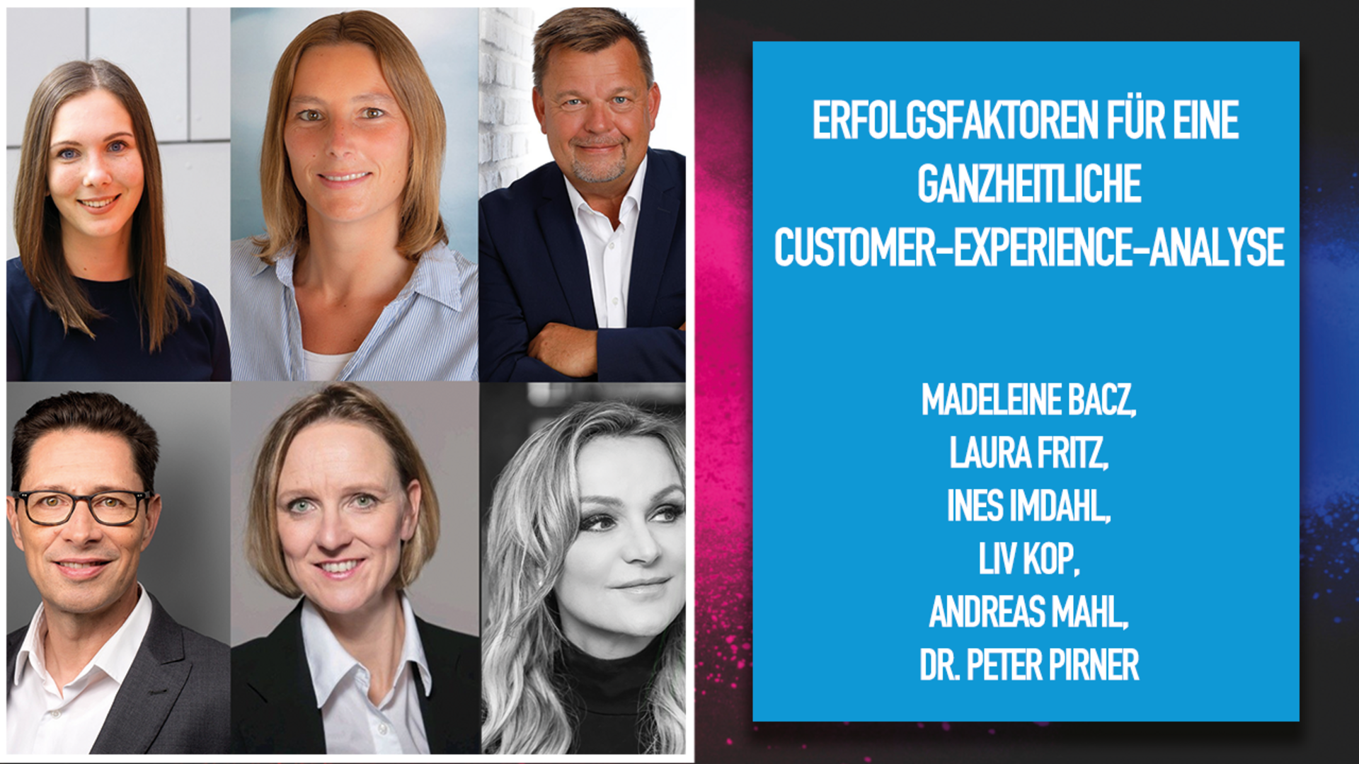 Diskussion: Erfolgsfaktoren für eine ganzheitliche Customer-Experience-Analyse