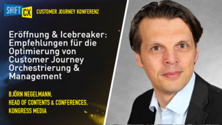 Eröffnung & Icebreaker: Empfehlungen für die Optimierung von Customer Journey Orchestrierung & Management